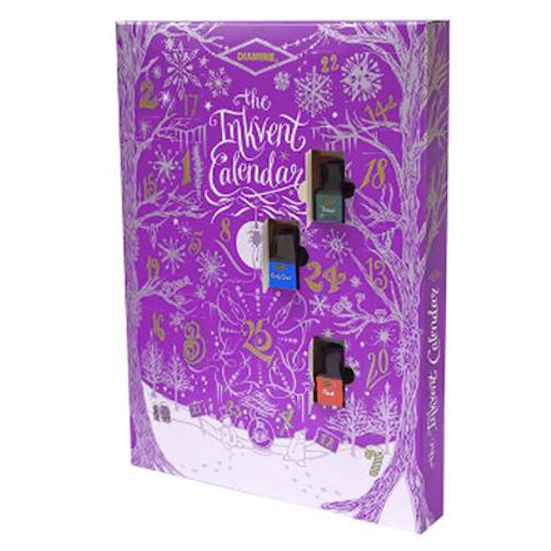 Diamine 2023 Ink-Vent Calendar, Purple Edition