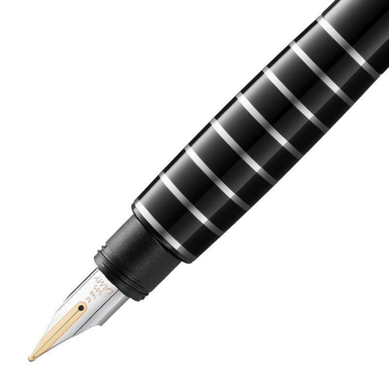 Lamy Accent Black Brillant Diamond Lacquer. Gold Nib LAST UNIT!