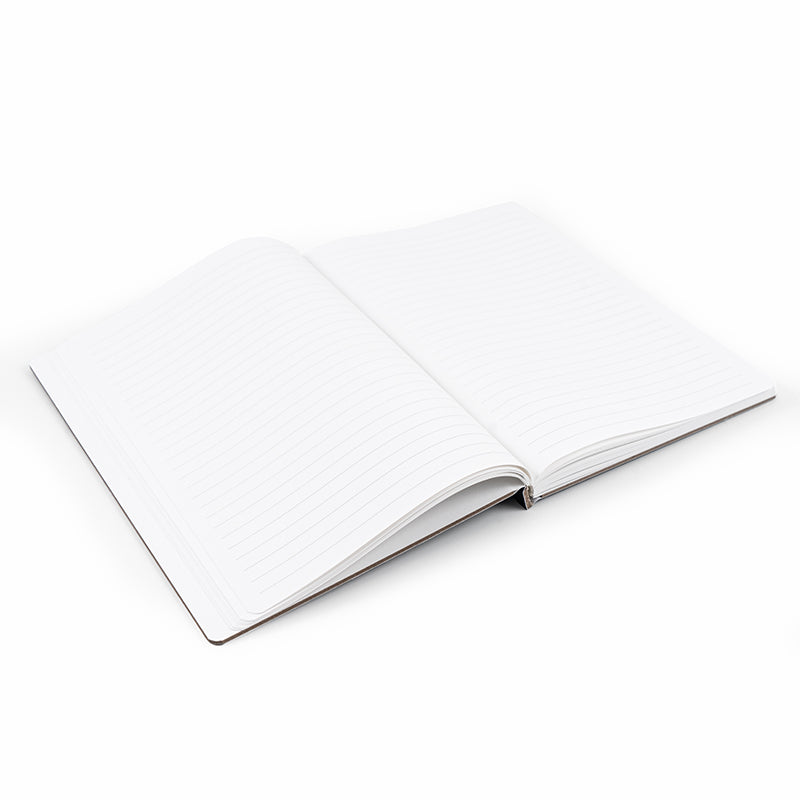 Pininfarina Notebook Black Plain Hard Cover