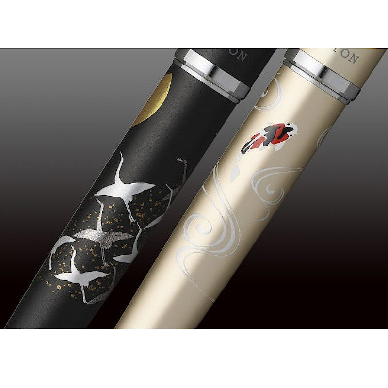 New! Platinum Procyon Luster Cranes Over The Moon