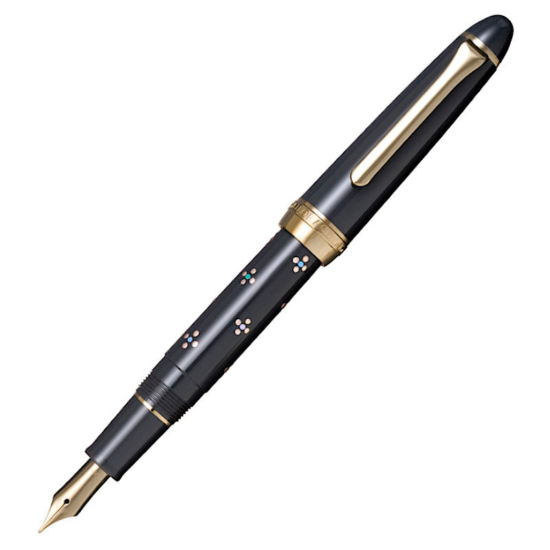 Sailor Classic KO Maki-e Bamboo Mesh Gray Steel Nib, F Tip NEW 2024!
