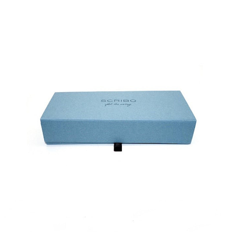 SCRIBO Feel Grey-Blue 18k Nib Ruthenium
