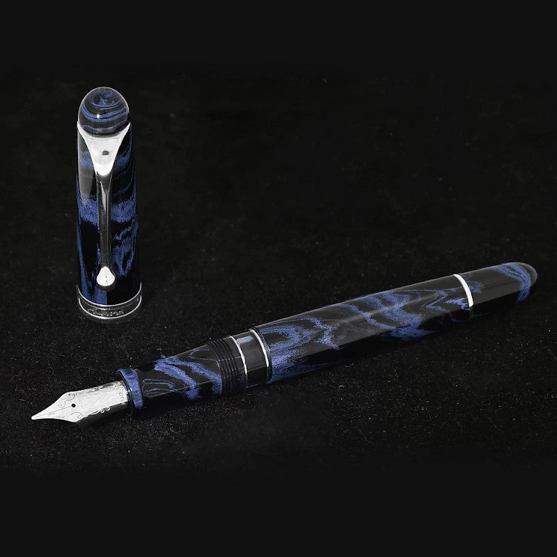 NEW!! Aurora 88 Ebonite Blue 18k Gold Nib. Limited Edition