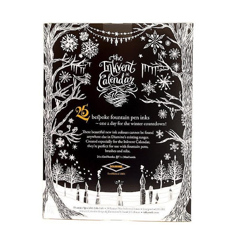 Diamine 2024 Inkvent Calendar, Black Edition