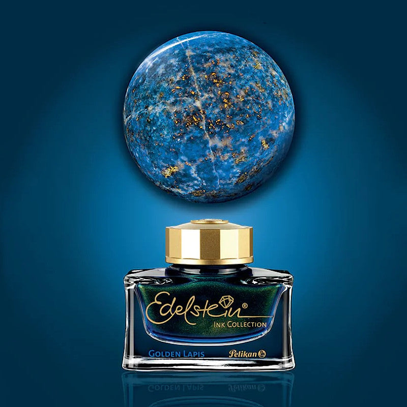Pelikan Edelstein Ink Bottle 50ml. Ink Of The Year 2024, Golden Lapis - Limited Edition
