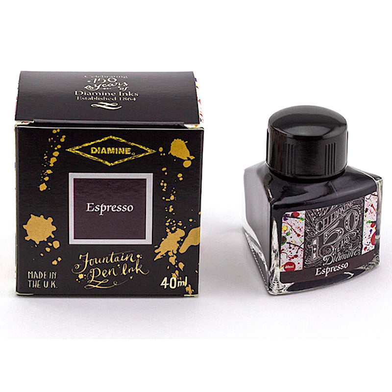 Diamine 150th Anniversary Ink 40ml, Espresso