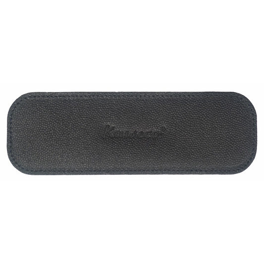 Kaweco double leather pen pouch, Black