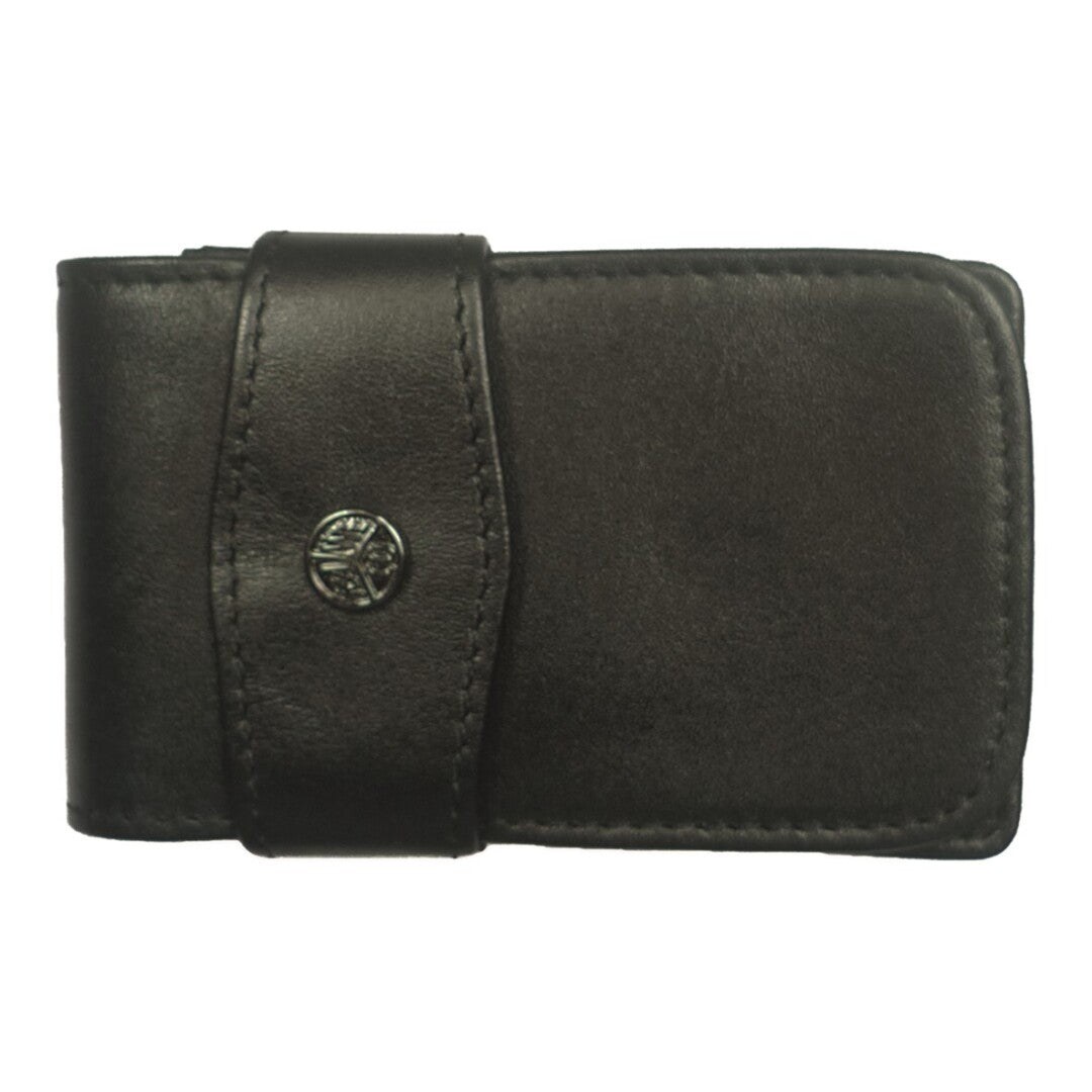 Kaweco leather SHORT  triple pen case, Black