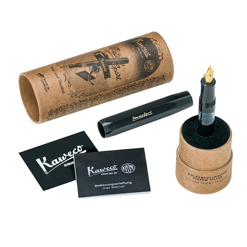 Kaweco Classic Sport Piston Black/Gold  NEW 2024!!