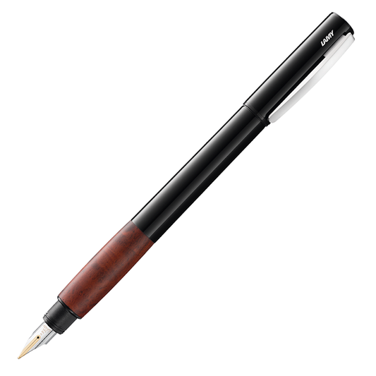 Lamy Accent Negro Brillante Briarwood. Punta de oro