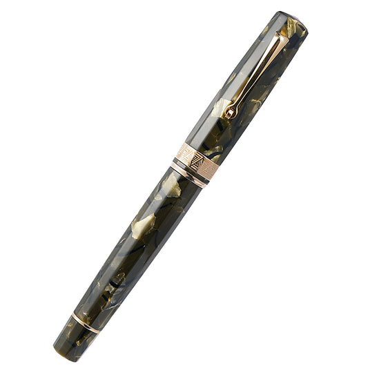 Omas Paragon Saft Green Rose Gold Trim 14k