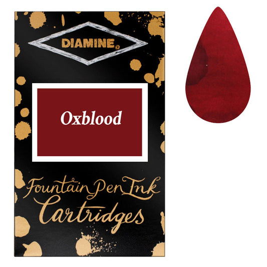 Cartuchos de diamina Tinta Oxblood, paquete de 18