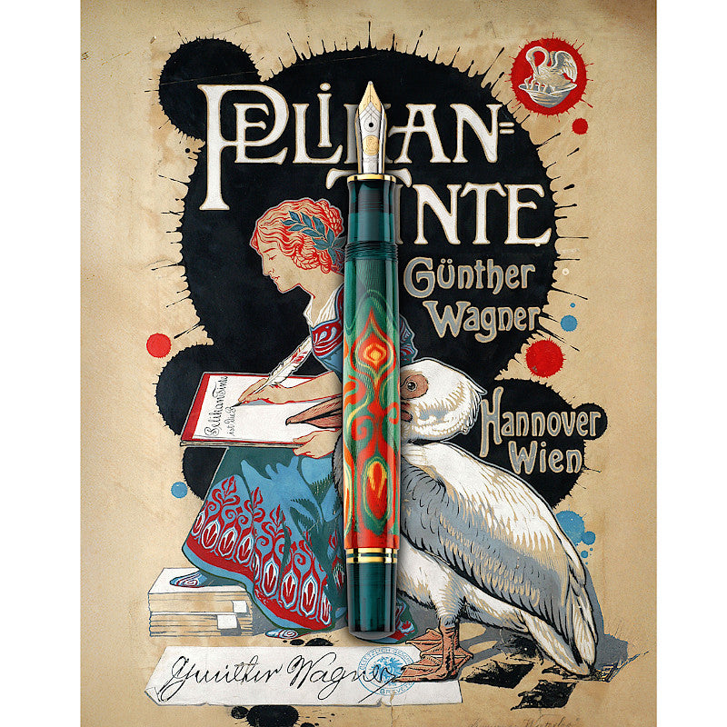 NEW!! Pelikan Souverän M600 Art Collection Rudi Rother. Special Edition