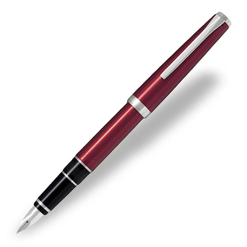 Pilot Falcon Red Rhodium, 14k Soft Nib