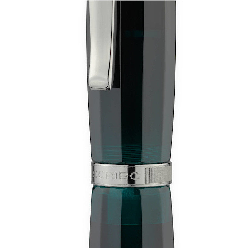 SCRIBO Feel 14k Flexible Nib Ruthenium Ombre Verdi. Limited Edition