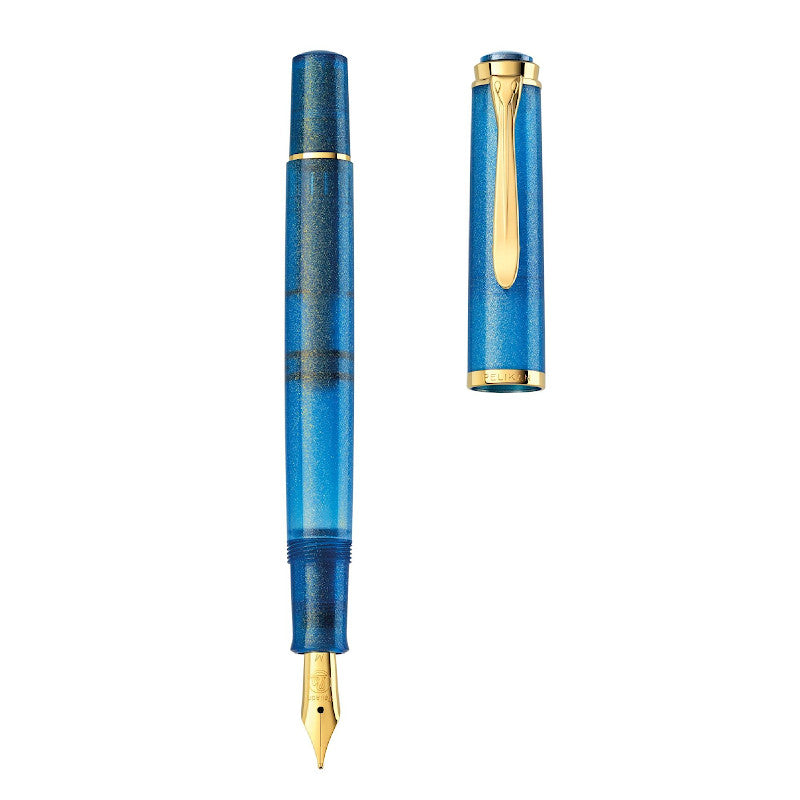 Pelikan Classic M200 Golden Lapis. SET Limited Edition