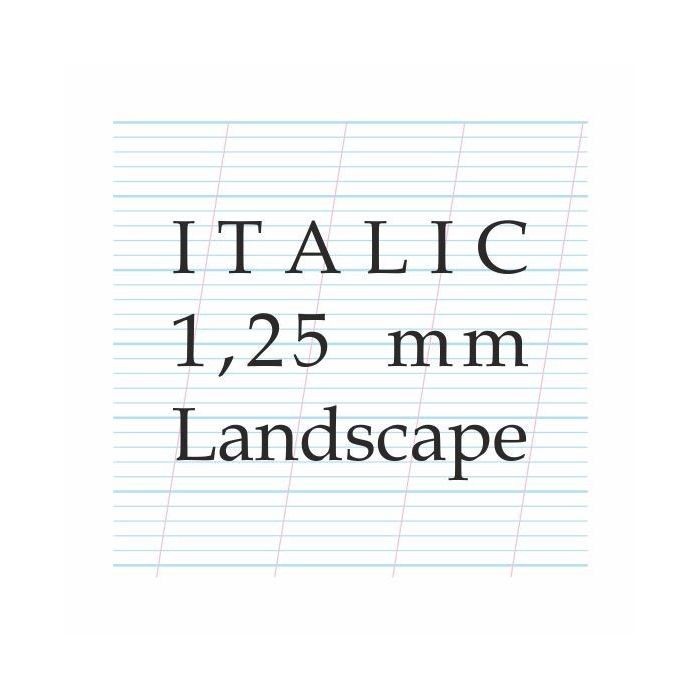 Archie's Calligraphy 1,25 mm Italic – A4 Paper Pad (Landscape)
