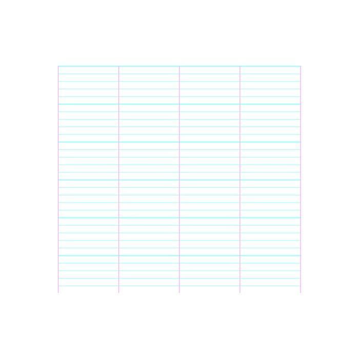 Archie's Calligraphy 1,25 mm Straight – A4 Paper Pad (Portrait)