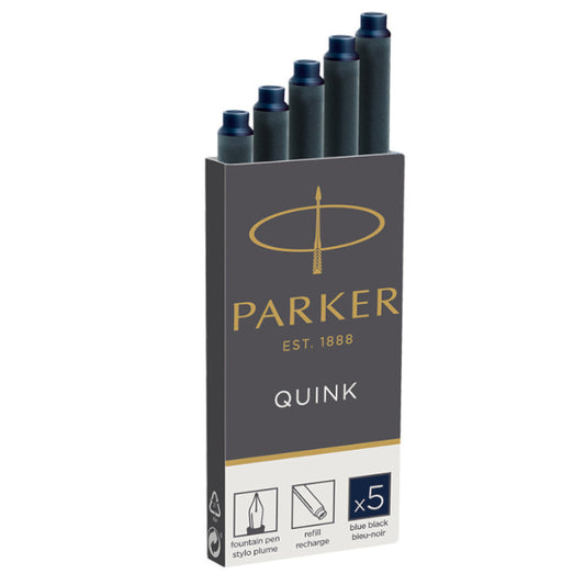 Cartucho Parker Quink GRANDE, tinta azul-negra