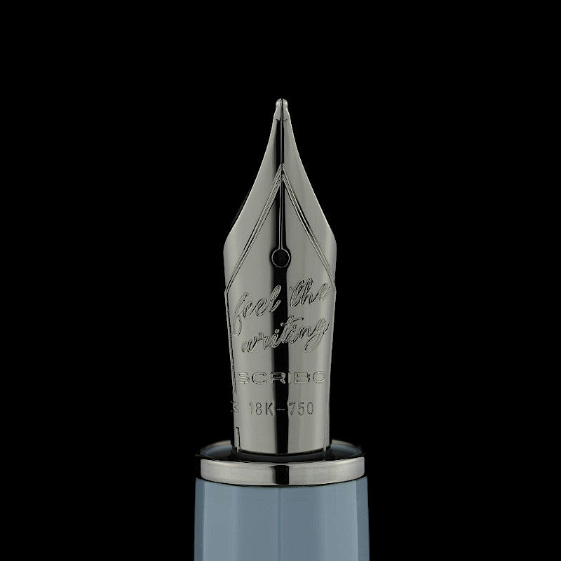 SCRIBO Feel 18k Nib Ruthenium Grey-Blue