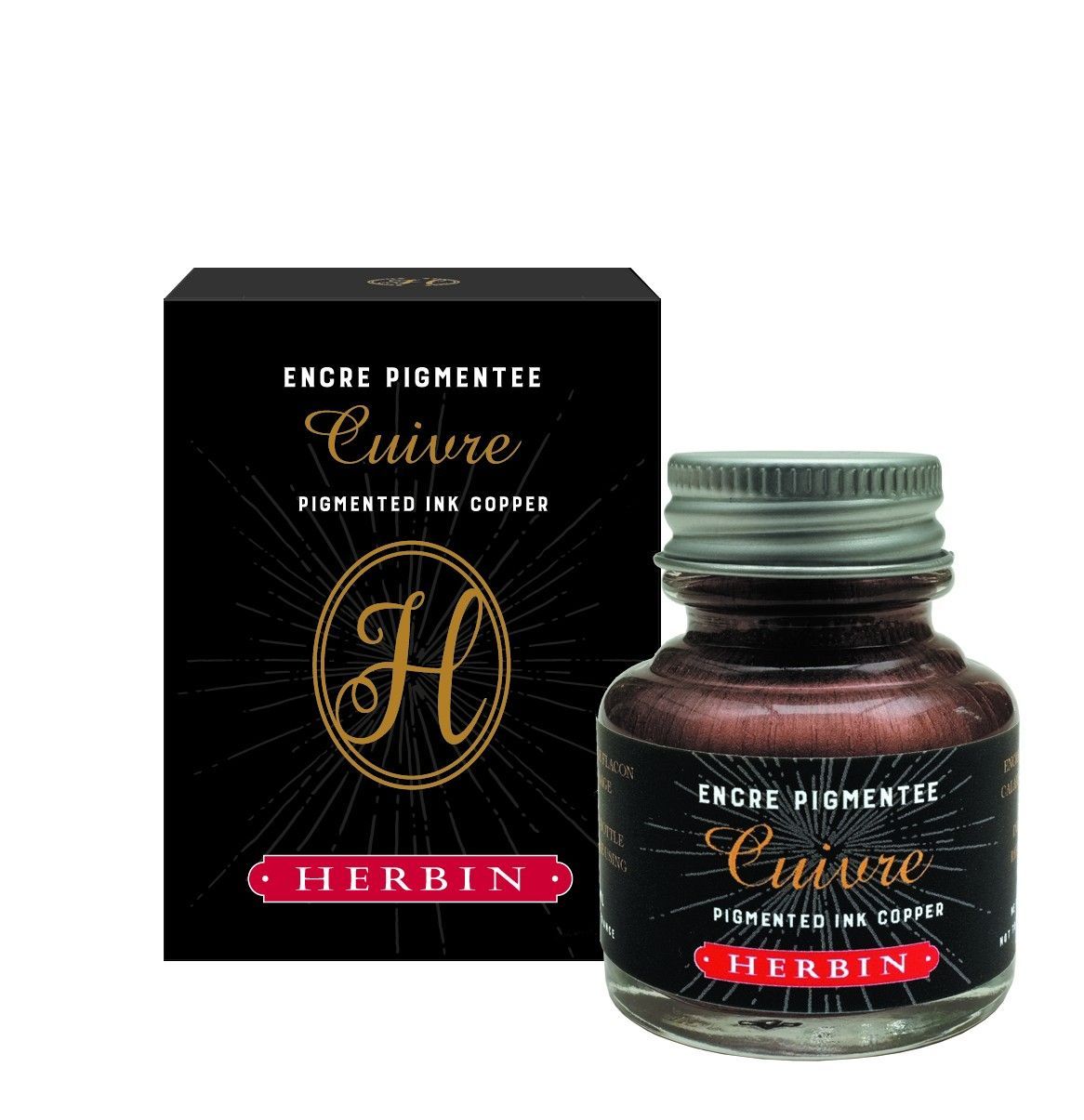 Herbin 30ml Pigmented Ink Copper