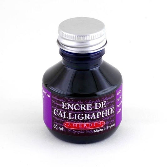 HERBIN BOTTLE CALLIGRAPHIC INK Violet, 50 ML