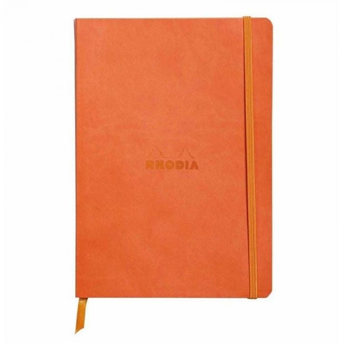 Rhodia A5 Notebook Tangerine, LINED