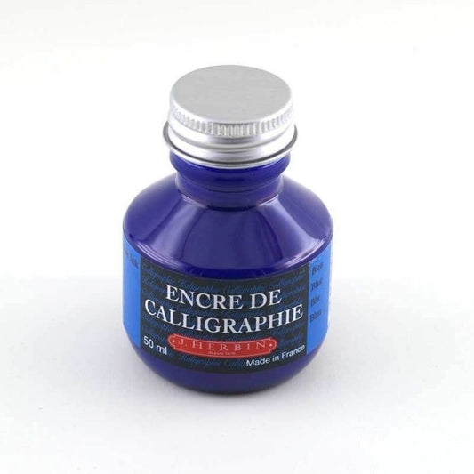 HERBIN BOTTLE CALLIGRAPHIC INK Blue, 50 ML