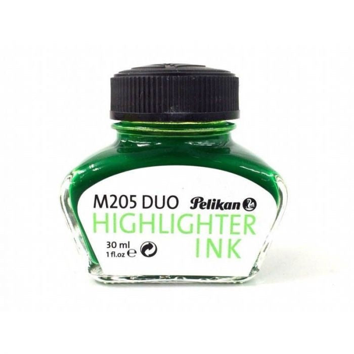 Pelikan M205 Duo Highlighter Ink 30ml, Green